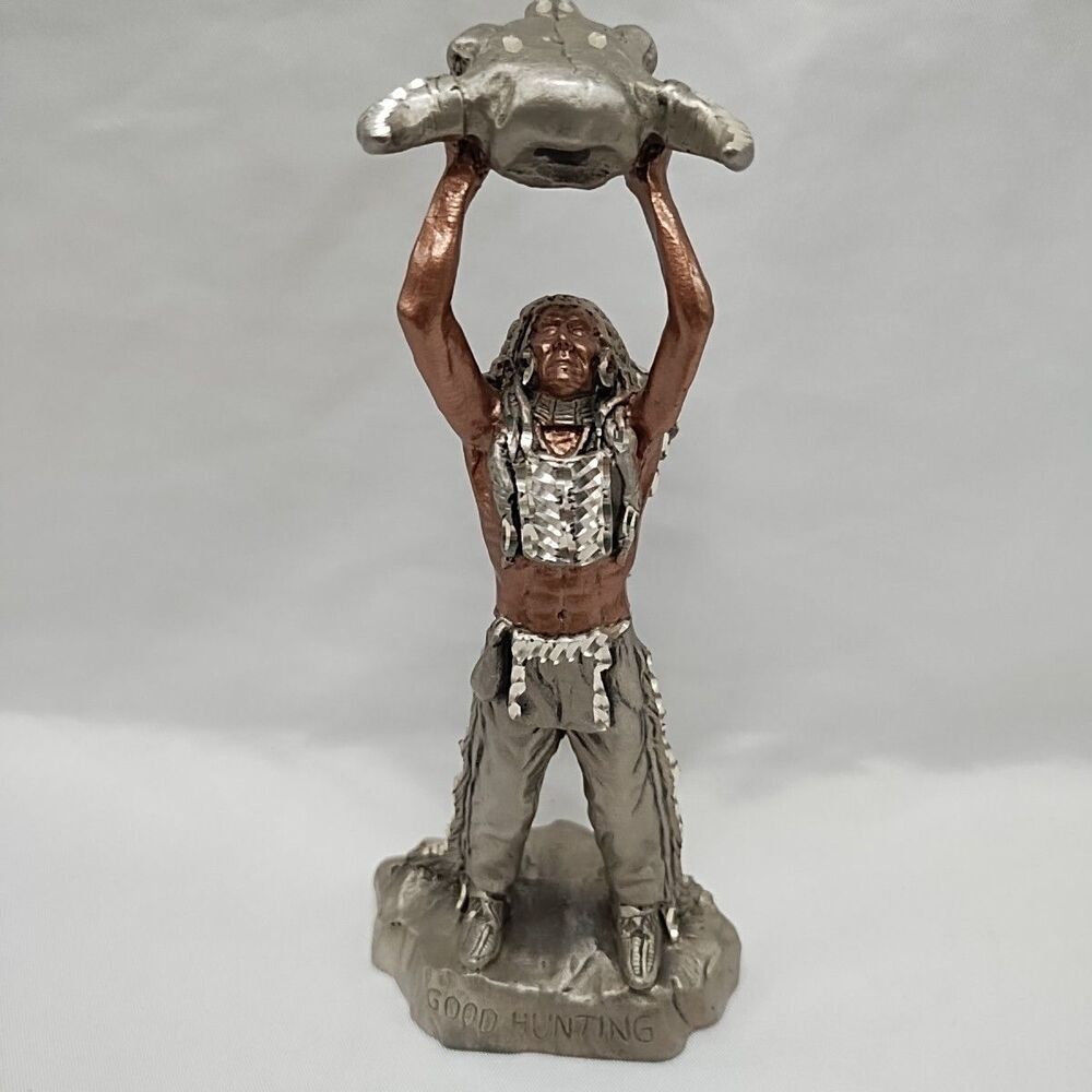 1990 Masterworks Good Hunting Pewter Figure 5.5"